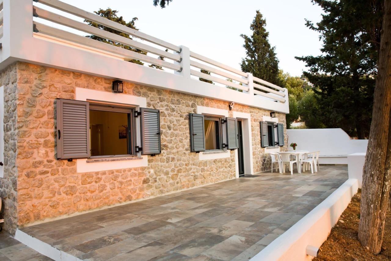 Marialenas House - Stone House At Myrties Beach Kalymnos Bagian luar foto