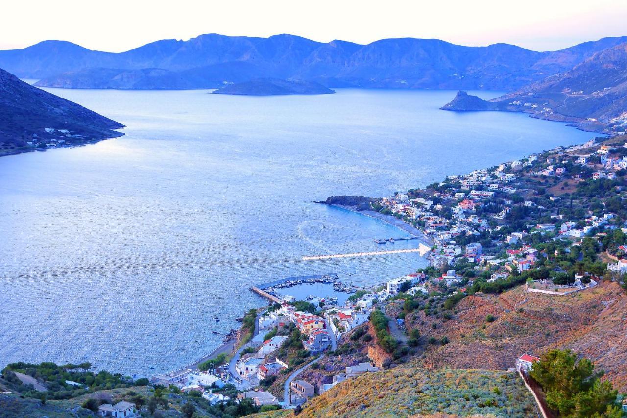 Marialenas House - Stone House At Myrties Beach Kalymnos Bagian luar foto