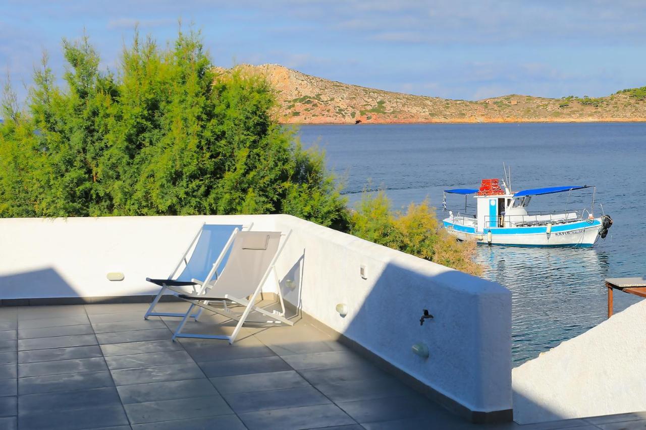 Marialenas House - Stone House At Myrties Beach Kalymnos Bagian luar foto