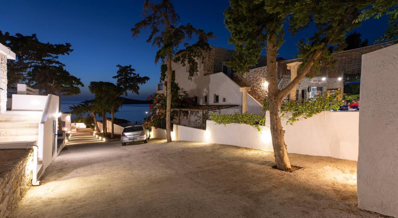 Marialenas House - Stone House At Myrties Beach Kalymnos Bagian luar foto