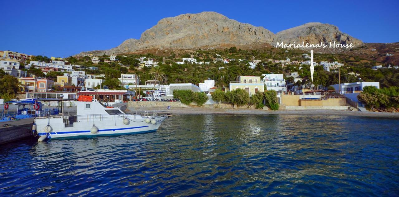 Marialenas House - Stone House At Myrties Beach Kalymnos Bagian luar foto