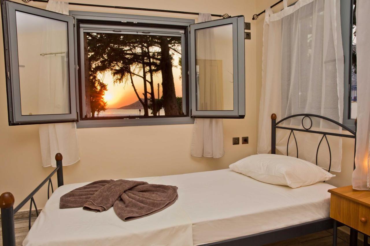 Marialenas House - Stone House At Myrties Beach Kalymnos Bagian luar foto