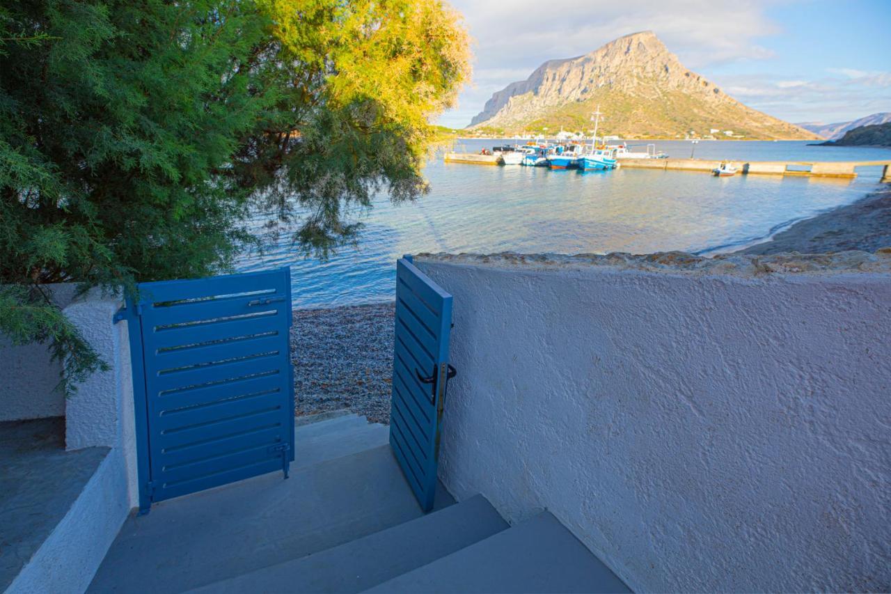 Marialenas House - Stone House At Myrties Beach Kalymnos Bagian luar foto